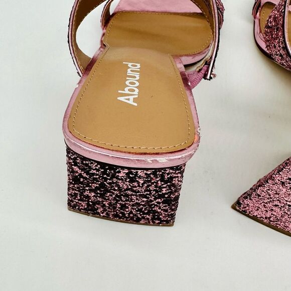 Abound Carina Glitter Sandals in Pink Crayon Glitter - Picture 7 of 7